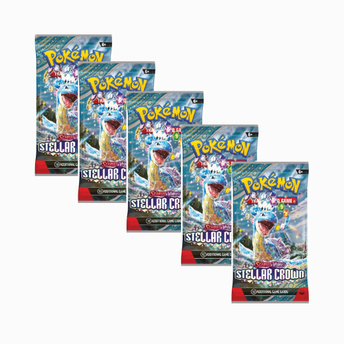 LIVE Stellar Crown Booster Packs x 5