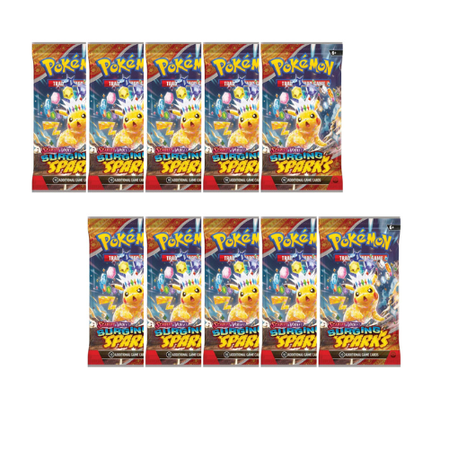 LIVE Surging Sparks Booster Packs x 10