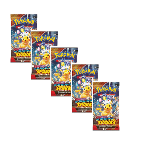 LIVE Surging Sparks Booster Packs x 5